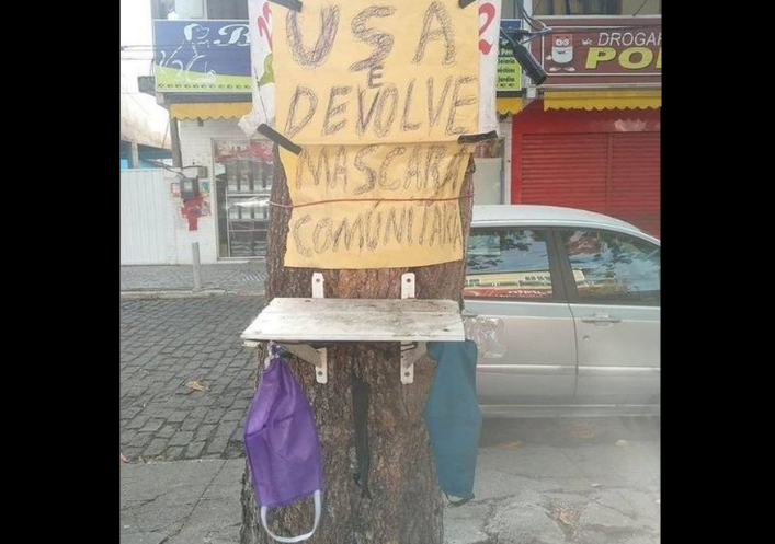 Imagem da matéria: Fé na humanidade: Moradores do município de Porciúncula criam máscaras comunitárias